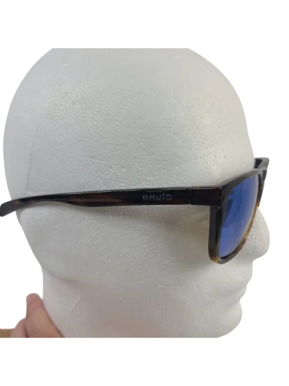 NEW Bajío Calda Polarized Sunglasses Brown Tortoise Blue Mirror Lense Case & Box